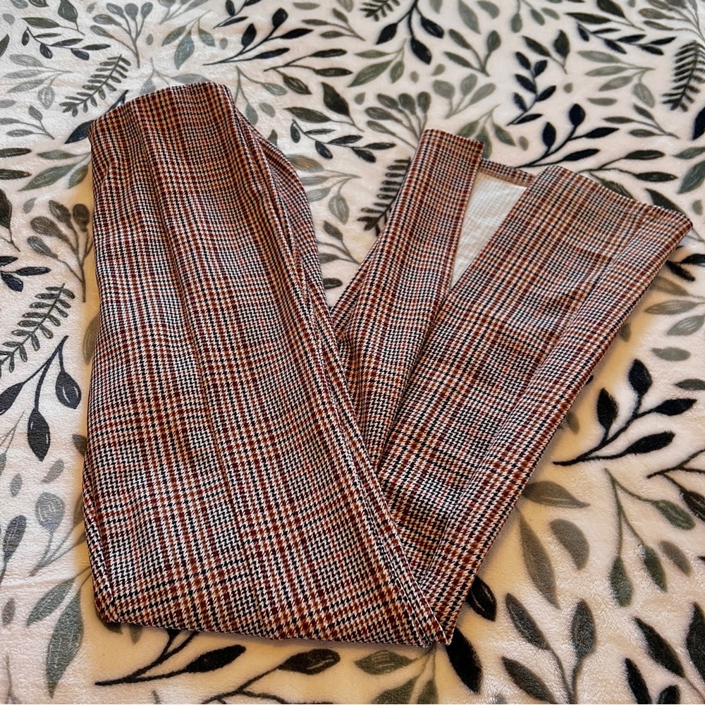 Joe Benbassets houndstooth flared pants - medium